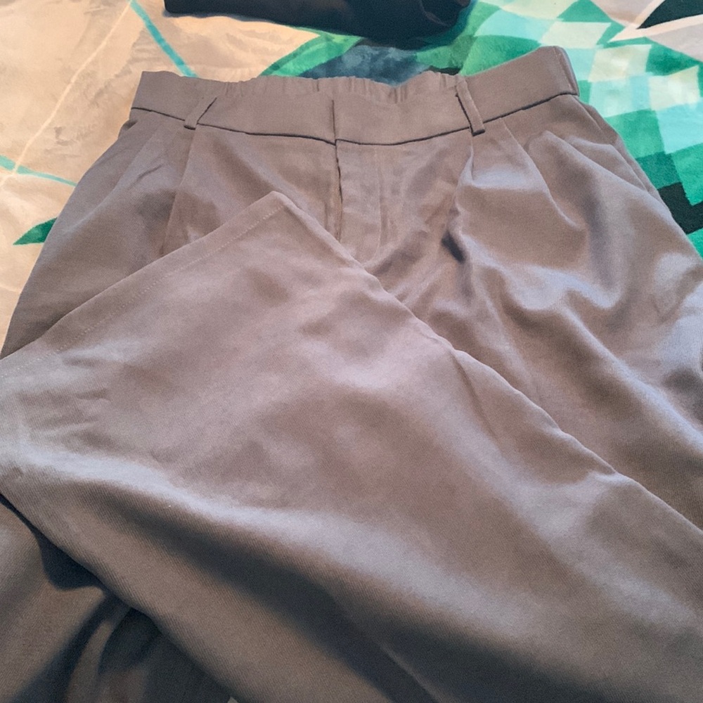 Wide leg trousers,